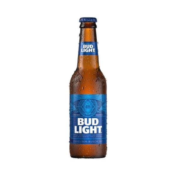 Bud light beer bottle