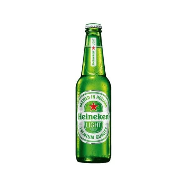 Heineken light beer bottle