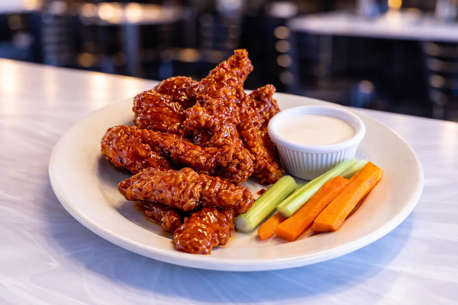 Buffalo wings from the Jameson's kitchen in Hauppauge